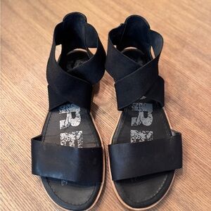 Sorel Black Women's Sandals